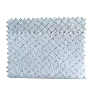 Cleanroom Knitted 96% Polyester 4% Carbon Fiber ESD Fabric - Image 6