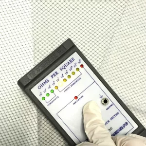 Cleanroom Knitted 96% Polyester 4% Carbon Fiber ESD Fabric - Image 4