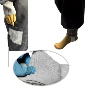 7cm Width Polyester Spandex Carbon Woven Fabric For Class 10000 Cleanroom - Image 4