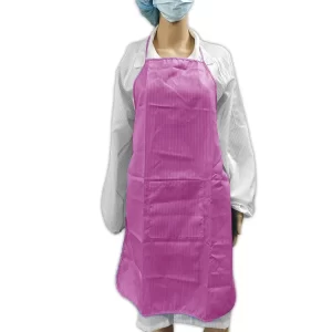 Washable Anti Static ESD Stripe Apron For Cleanroom - Image 6