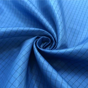 1/2 Twill 5mm Grid 98% Polyester 2% Carbon Antistatic Clothing - Image 2