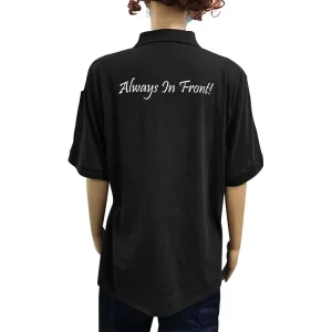 Unisex Cotton Carbon Fiber Lapel ESD Anti Static T Shirt - Image 2