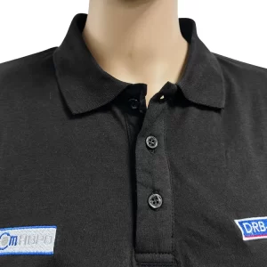 96% Cotton 4% Carbon Fiber Knitted Fabric ESD Anti Static Polo Shirts - Image 4