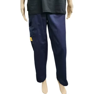 Polyester Cotton Carbon Fiber ESD Antistatic Trousers For Industry - Image 2