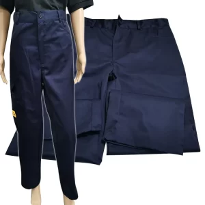 Polyester Cotton Carbon Fiber ESD Antistatic Trousers For Industry - Image 1