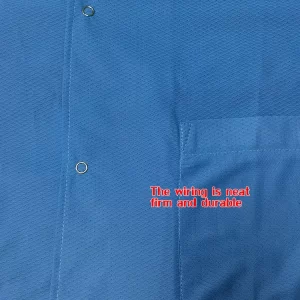 96 Polyester 4 Carbon 3mm Diamond Fabric ESD Antistatic Coat - Image 10