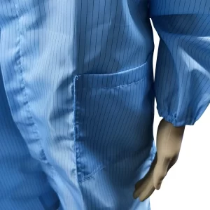 Unisex 5mm Stripe ESD Anti Static Smock For Class 100 Cleanroom - Image 8