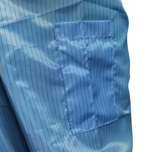 Washable Reusable 5mm Stripe ESD Clothes For Cleanroom - Image 10