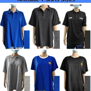Custom S - 5XL ESD Anti Static T Shirt Unisex with Short Sleeve - Image 4