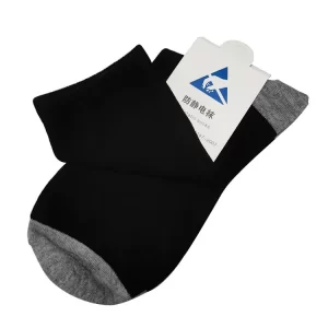 Safety Conductive Fiber ESD Socks Antistatic For Cleanroom - Image 3