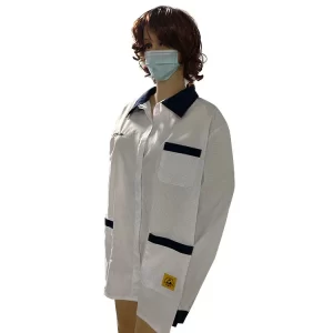 All Sizes Available ESD Antistatic TC Coat White Customized Color - Image 3