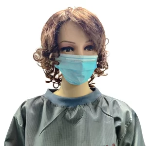 5mm Grid Cleanroom Lab Factory Anti Static ESD Suit Customized Sizes - Image 3