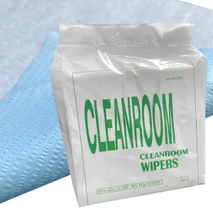 High Absorbency Cleanroom Wiper 300pcs/Bag 45% Polyester 55% Wood Pulp - Image 1