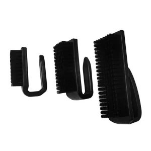 Nylon Bristles PCB Anti Static Cleaning ESD Brush Tool U Type Black Plastic - Image 1