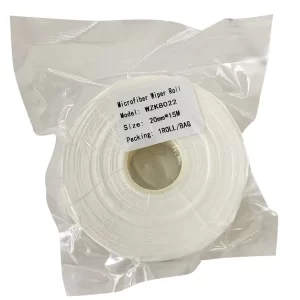 Microdenier Knitted Wipes Roll 1"ID Lint Free Plastic Core For Terminals Cleaning - Image 2
