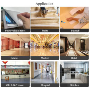 Waterproof Anti Slip Stair Tread Strips PEVA Adhesive For Shower Stairs And Bathtubs - Image 4