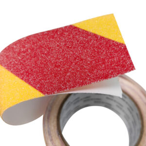 Red Yellow Double Colors 50MMx5M PVC Stair Anti-Skid Tape Frosted Safety Non Slip - Image 2
