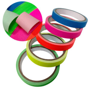 7 Colors Neon Gaffer Cloth Tape Fluorescent UV Blacklight For UV Party - Image 3