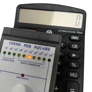 Black ESD Calculator Dust Free 12 Digits Cleanroom Office Anti Static Calculator - Image 3