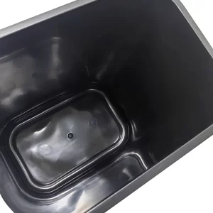 PP Plastic Black Antistatic ESD SMT Electrostatic Cleanroom Tool Box ESD Waste Bin - Image 3