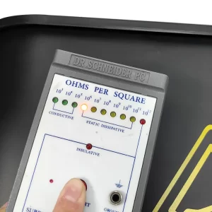 PP Plastic Black Antistatic ESD SMT Electrostatic Cleanroom Tool Box ESD Waste Bin - Image 5