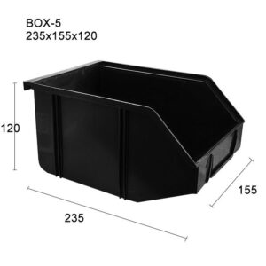 235*155*120mm PP Plastic Many Design Durable Lint Free ESD Antistatic Shipping Box - Image 2