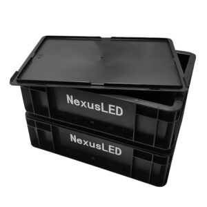 Electronic Anti Static Box SMT Rack Black PCB Packing Storage Component Container Plastic Tray ESD Antistatic Box - Image 2