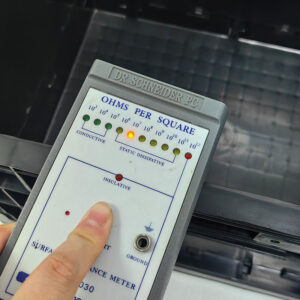 400*300*220MM Black Anti-Static Folding Box Plastic Turnover Box Foldable Plastic Box - Image 5