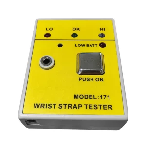 Yellow HZR-171 Wrist Strap Tester Portable Electrostatic Tester For Wrist Strap Tester In Electronic Factories - Image 2