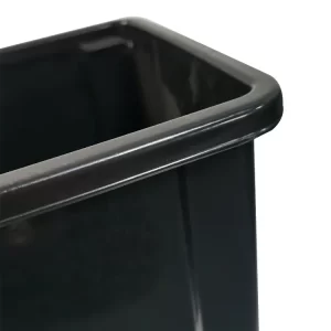 Black Plastic Recycled ESD Waste Bin Antistatic Trash Can for Cleanroom Use - Image 4