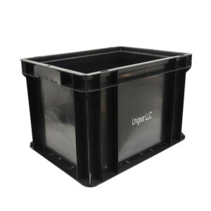 Esd Anti Static Turnover Box Large Black Car Parts Injection Molded Plastic Box Anti Static Plastic Box - Image 2