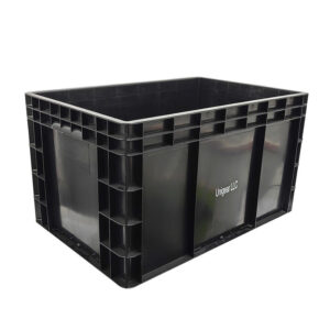 600*400*230mm Black ESD Antistatic Plastic Box Electronic Parts Box Anti-Static Box for Electronics Industry - Image 2