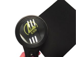 Anti Static ESD Safe Handheld Magnifier 62mm Dia. Lens 5X LED Light 2 Batteries Needed - Image 3