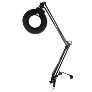 EPA areas Adjustable Magnifying Lamp Clamp On Magnifying Glass With Light - Image 2
