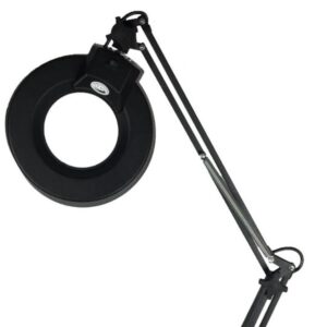 EPA areas Adjustable Magnifying Lamp Clamp On Magnifying Glass With Light - Image 1