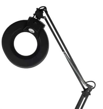 EPA areas Adjustable Magnifying Lamp Clamp On Magnifying Glass With Light - Image 1