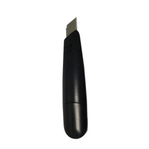 Stainless Steel ESD Office Supplies Safe Knife Black Conductive ABS Handle Retractable Blade - Image 2