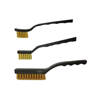 Teeth Shape ESD Safe Brush Conductive Plastic Handle With Synthetics Fibers - Image 3