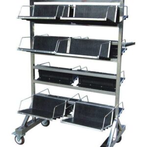 ESD PCB Hanging Basket PCBStorage Rack Cart Stainless Steel 2.8 Inches - Image 1
