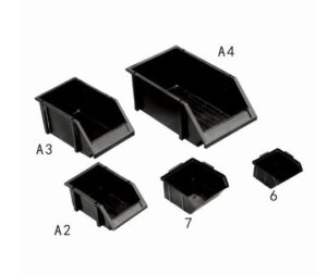 Space Saving Smooth Surface ESD Storage Bins For Electronics Components / Parts - Image 4