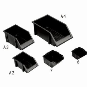 Space Saving Smooth Surface ESD Storage Bins For Electronics Components / Parts - Image 4