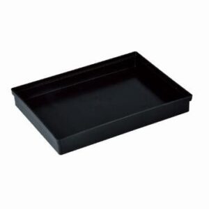 Stackable Black Plastic Conductive Tray Polypropylene For Small Parts Storage - Image 3