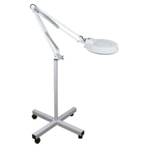 Lighted Magnifying Glass Floor Lamp For Salon , Circuit Board Inspections - Image 3
