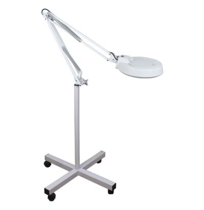 Lighted Magnifying Glass Floor Lamp For Salon , Circuit Board Inspections - Image 3