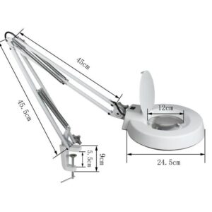 5 Inch Swing Arm Magnifying Lamp Energy Saving SMD Magnifying LED Work Light - Image 4
