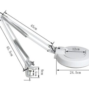 5 Inch Swing Arm Magnifying Lamp Energy Saving SMD Magnifying LED Work Light - Image 3