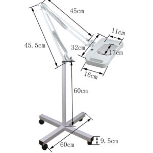 3 Diopter / 5 Diopter Magnifying Lamp Floor Standing Magnifying Glass With Light - Image 2