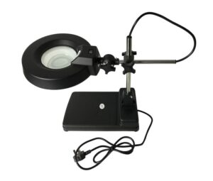 ESD Safe Fluorescent Illuminated Magnifying Lamp Desktop Lens T9 22 Watt - Image 2