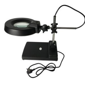 ESD Safe Fluorescent Illuminated Magnifying Lamp Desktop Lens T9 22 Watt - Image 1