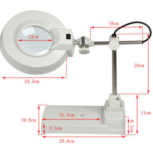 Bright White 5” Desktop Magnifying Glass With Light Environmentally Friendly - Image 2